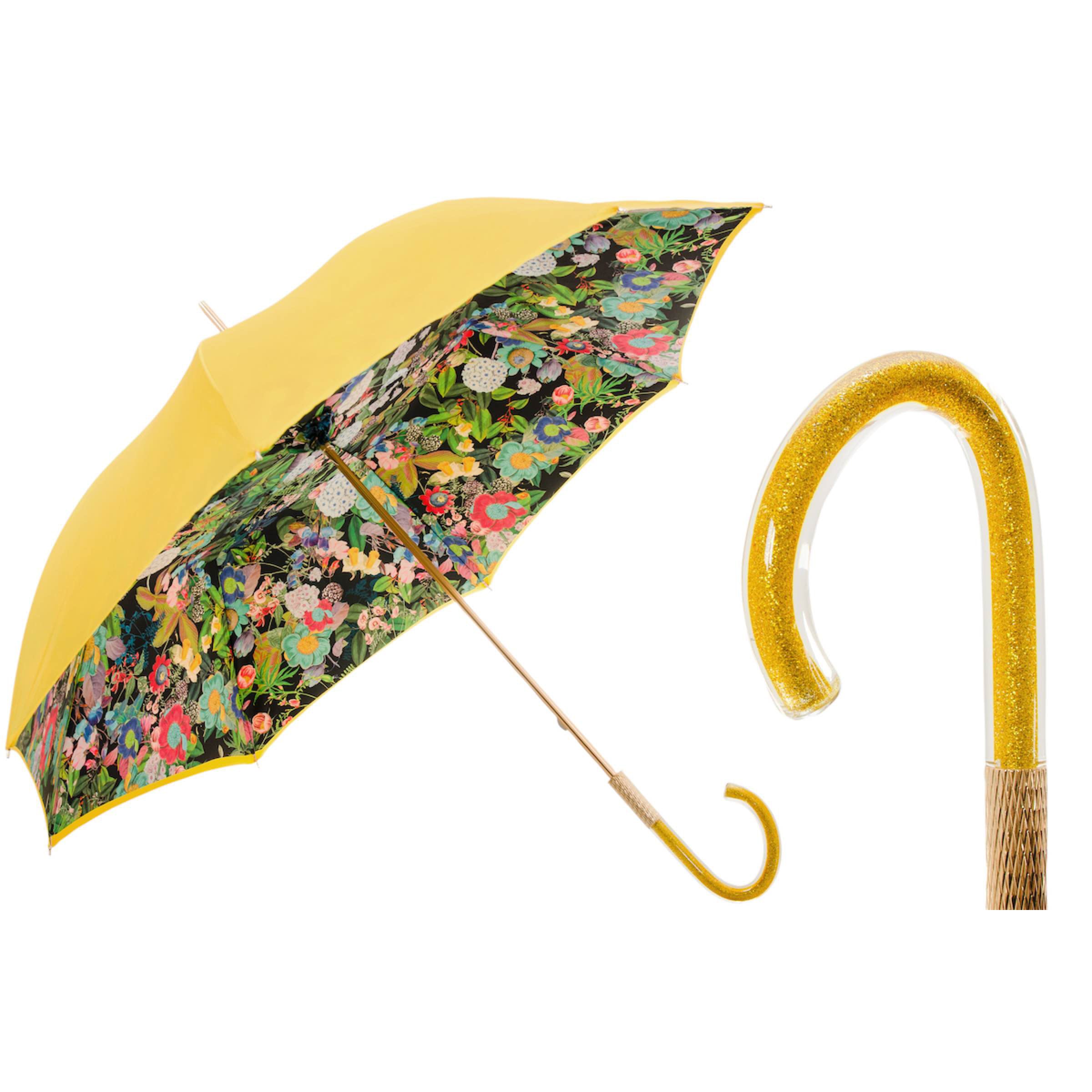 PASOTTI Parasol Mazzolino 93 cm Bukiet Kwiatowy Uchwyt z Acetatu Włochy