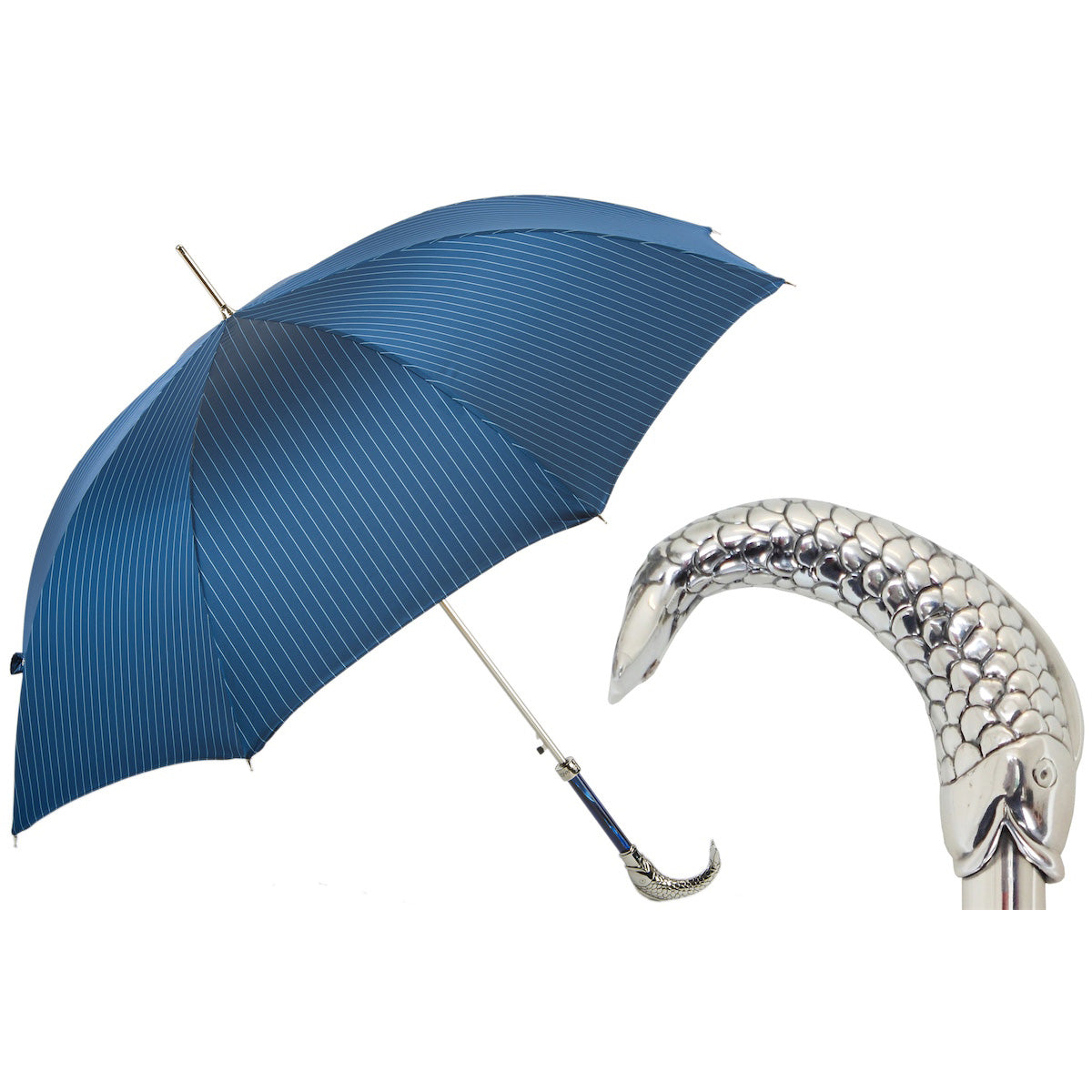 PARASOL W KSZTAŁCIE RYBY | Pasotti – Morska elegancja i mistrzowskie rzemiosło. Wyprodukowano we Włoszech.